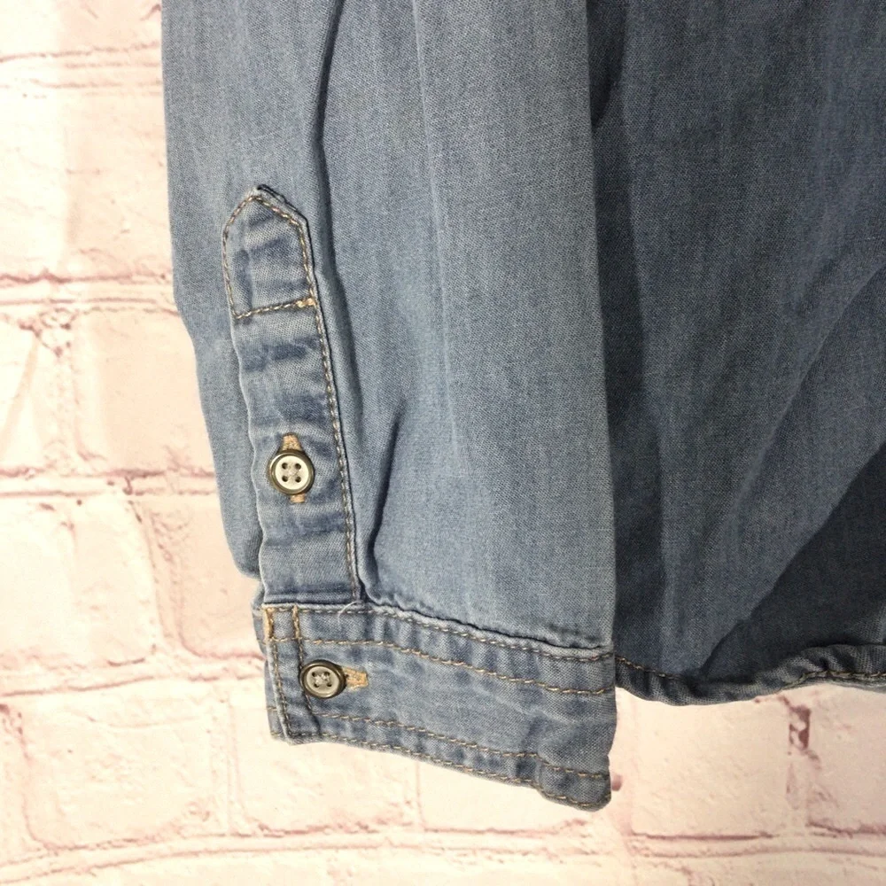 OshKosh B’gosh Blue Denim Button Down Shirt - Size 10